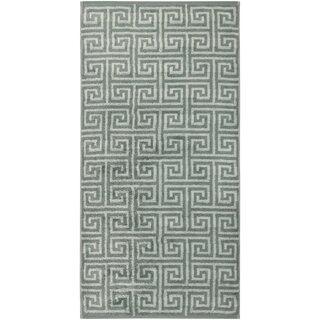 Cawo Noblesse Elegance Allover print Gezichtsdoekje 30/30 nordic green