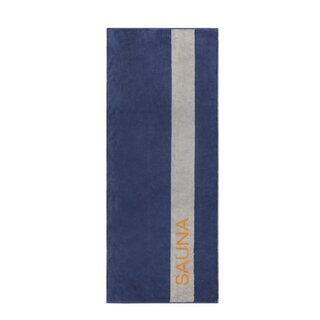 Cawo Sauna handdoek 80/200 navy