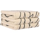 Cawö Cawo Atelier Floral Handdoek 50/100 beige