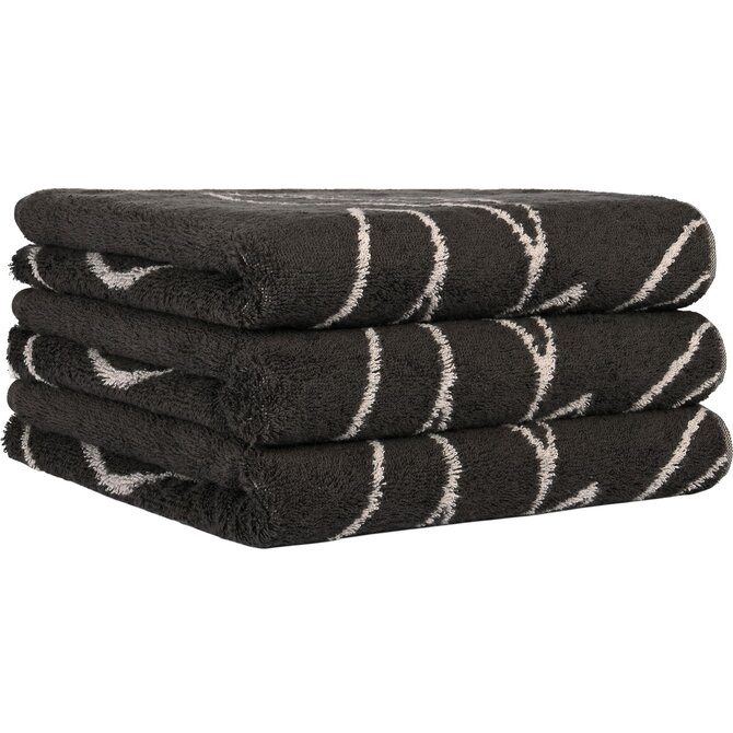 Cawo Atelier Floral Douchelaken 70/140 basalt