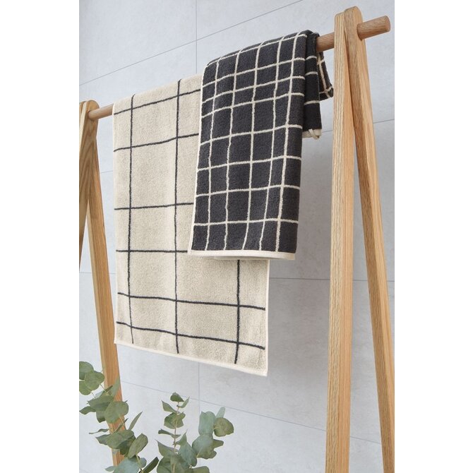 Cawo Atelier Lines Handdoek 50/100 beige