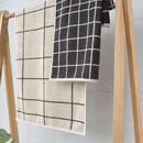 Cawö Cawo Atelier Allover print Douchelaken 70/140 beige