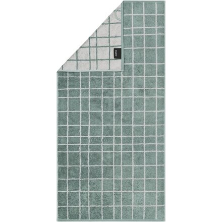 Cawo Atelier Allover print Handdoek 50/100 fjord