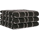 Cawö Cawo Atelier Allover print Handdoek 50/100 basalt