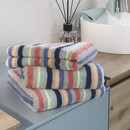 Cawö Cawo Play Strepen Handdoek 50/100 multicolor