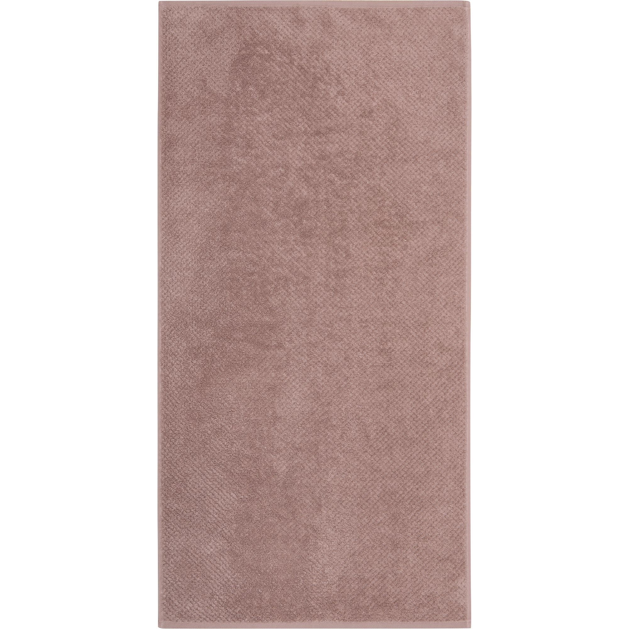 Cawö Cawo Pure Uni Handdoek 50/100 vintage rose