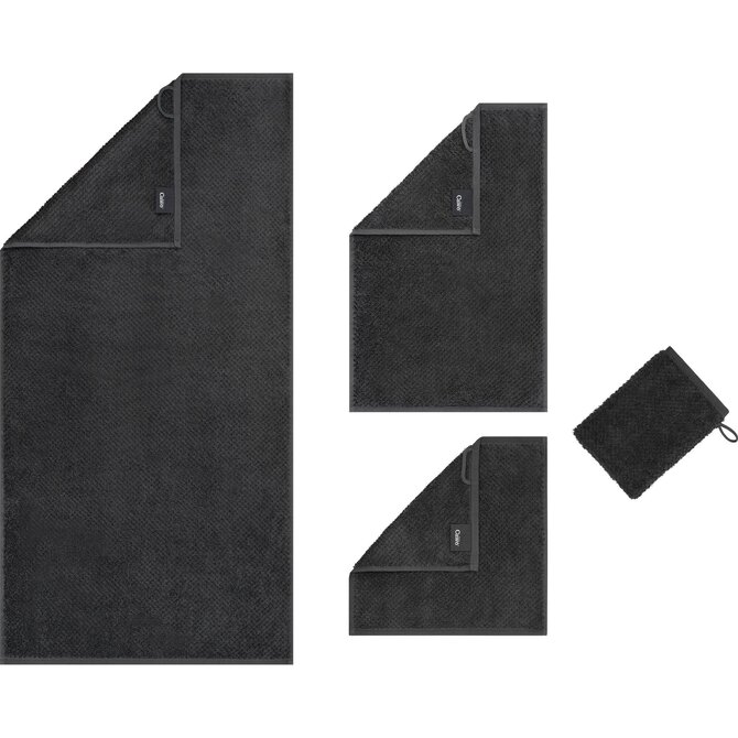 Cawo Pure Uni Gezichtsdoekje 30/30 basalt