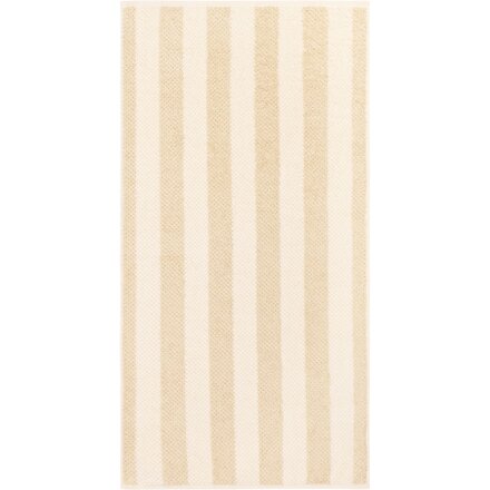 Cawo Pure Strepen Handdoek 50/100 beige