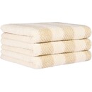 Cawö Cawo Pure Strepen Handdoek 50/100 beige