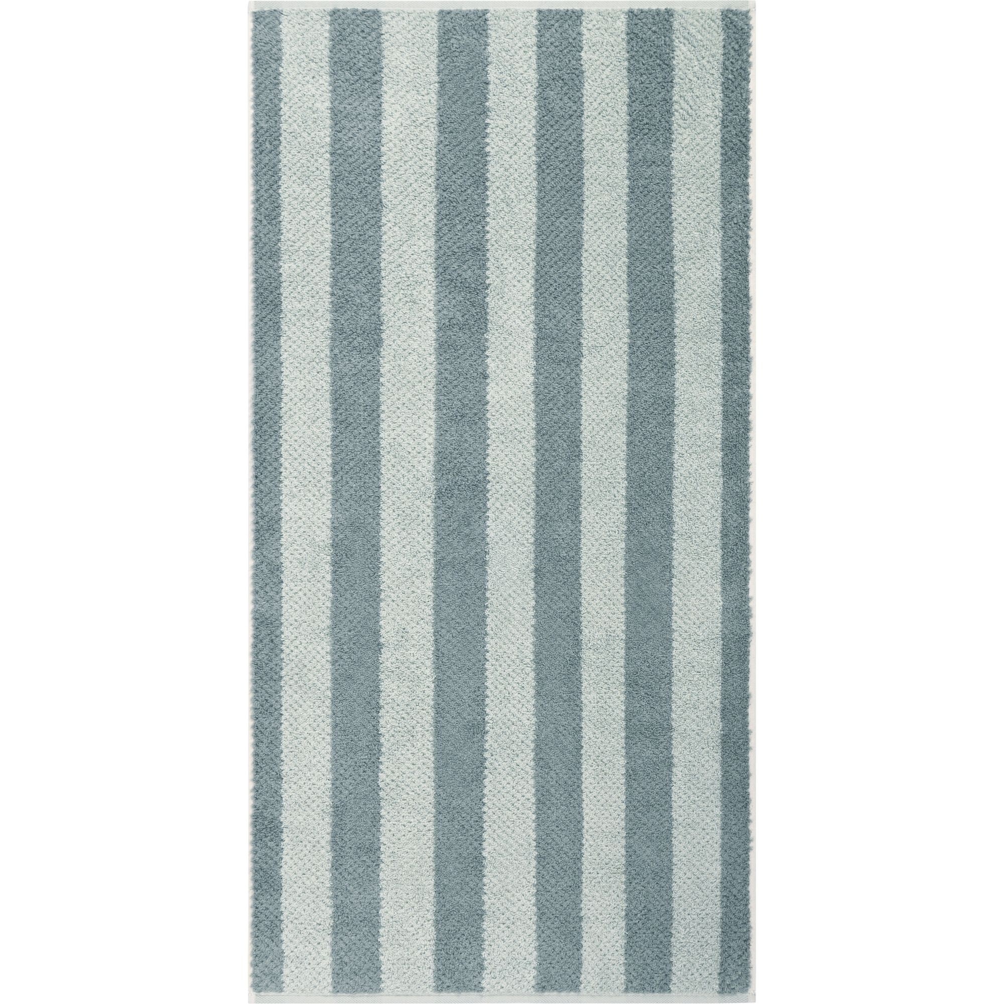 Cawö Cawo Pure Strepen Handdoek 50/100 mystic green