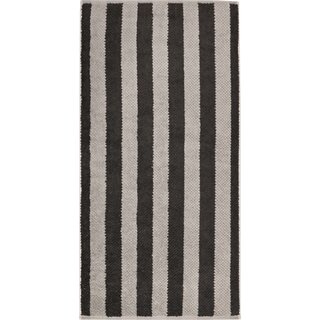 Cawo Pure Strepen Handdoek 50/100 basalt