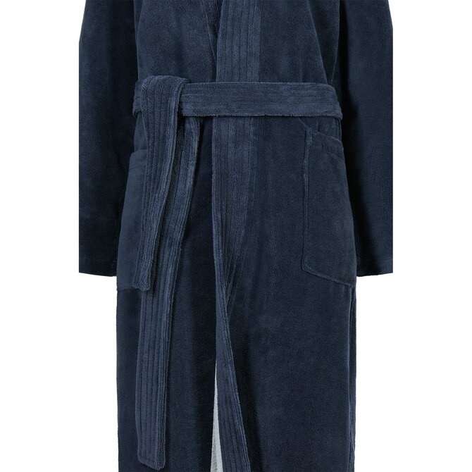 Cawo Dames  Home Badjas met Capuchon Uni 44/46 sea