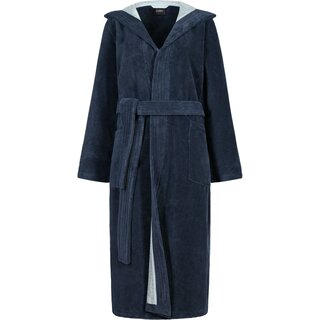 Cawo Dames Home Badjas met Capuchon Uni 802 48/50 sea