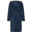 Cawö Cawo Dames  Home Badjas met Capuchon en ritssluiting Uni 44/46 sea