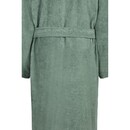 Cawö Cawo Dames  Home Badjas met Capuchon Uni XL fjord