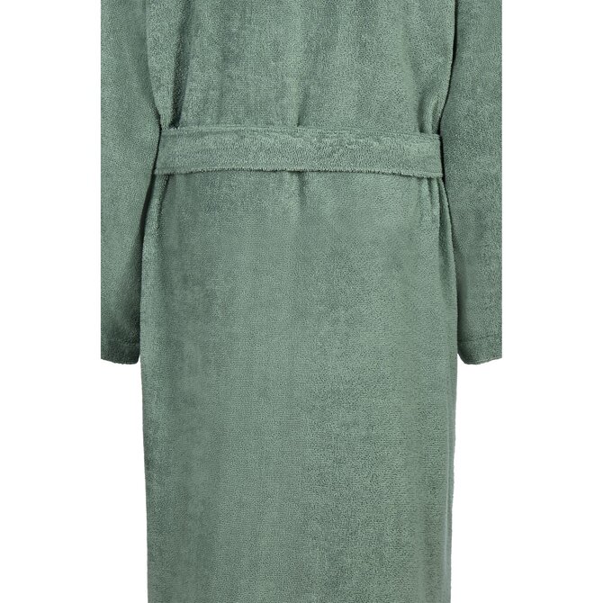 Cawo Dames  Home Badjas met Capuchon Uni XL fjord