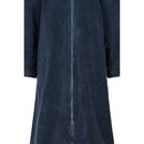 Cawö Cawo Dames  Home Badjas met Capuchon en ritssluiting Doubleface 40/42 sea