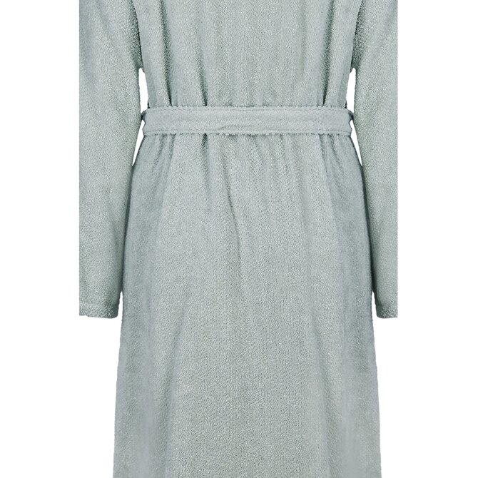 Cawo Dames  Home Kimono Uni L eukalyptus