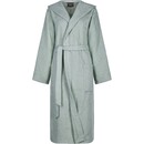 Cawö Cawo Dames  Home Badjas met Capuchon Uni XL eukalyptus