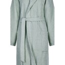 Cawö Cawo Dames  Home Badjas met Capuchon Uni XL eukalyptus