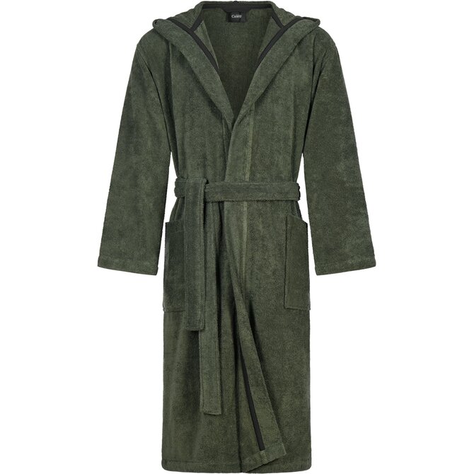 Cawo Heren  Home Badjas met Capuchon Uni XL field