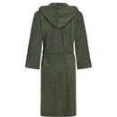 Cawö Cawo Heren  Home Badjas met Capuchon Uni XXL field