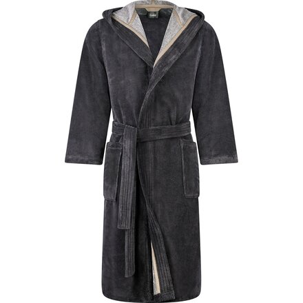 Cawo Heren Home Badjas met Capuchon Doubleface 831 46/48 stone