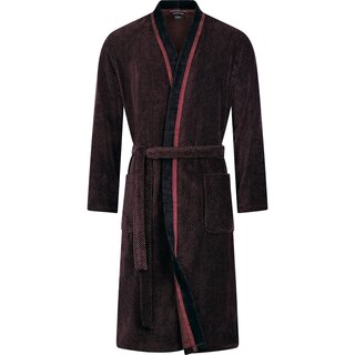 Cawo Heren Home Kimono 50 4839 rood-zwart