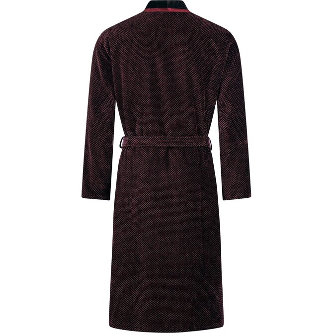 Cawo Heren  Home Kimono  60 rood-zwart