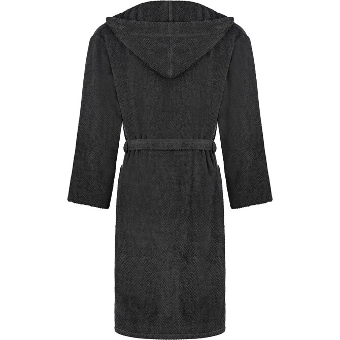 Cawo Heren  Home Badjas met Capuchon Uni L basalt