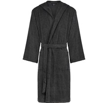 Cawo Heren  Home Badjas met Capuchon Uni XL basalt