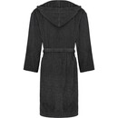 Cawö Cawo Heren  Home Badjas met Capuchon Uni XL basalt