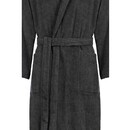 Cawö Cawo Heren  Home Badjas met Capuchon Uni XL basalt