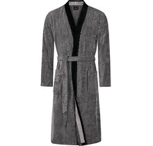 Cawo Heren  Home Kimono  52 natuur-zwart