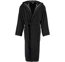 Cawo Heren  Home Badjas met Capuchon Uni 4XL lava