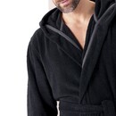 Cawö Cawo Heren  Home Badjas met Capuchon Uni 5XL lava