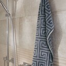 Cawö Cawo Noblesse Elegance Allover print Badlaken 80/150 nachtblauw