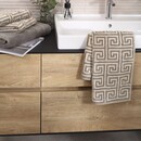 Cawö Cawo Noblesse Elegance Allover print Badlaken 80/150 graphit