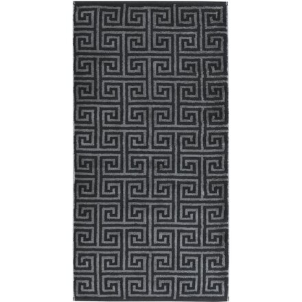 Cawo Noblesse Elegance Allover print Badlaken 80/150 zwart