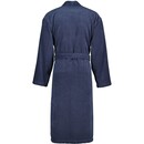 Cawö Cawo Heren Home Kimono Uni 828 S blau