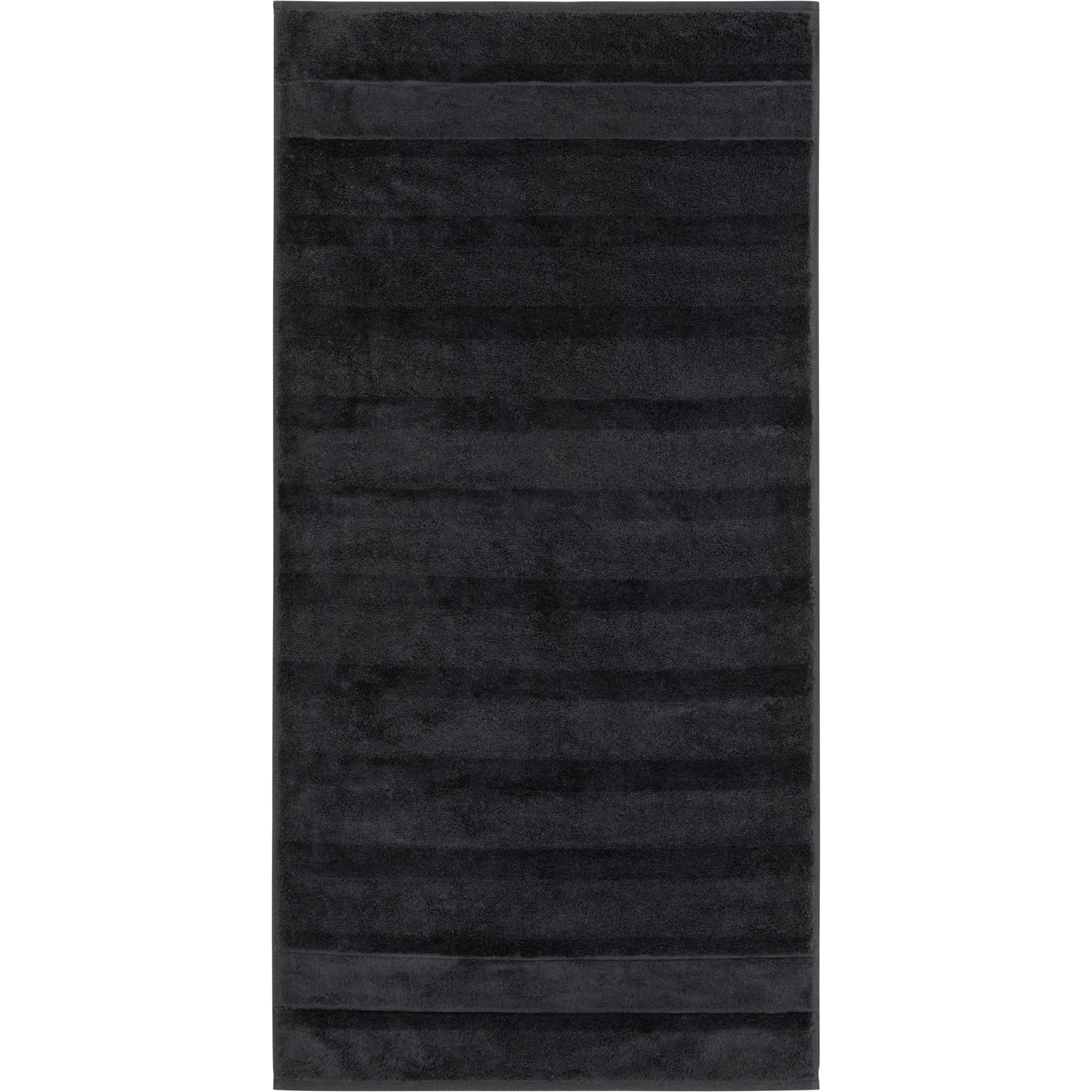 Cawö Cawo Noblesse2 Uni Handdoek 50/100 zwart