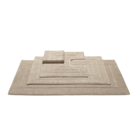 Vandyck Badmat Houston Toiletmat 60x60 almond