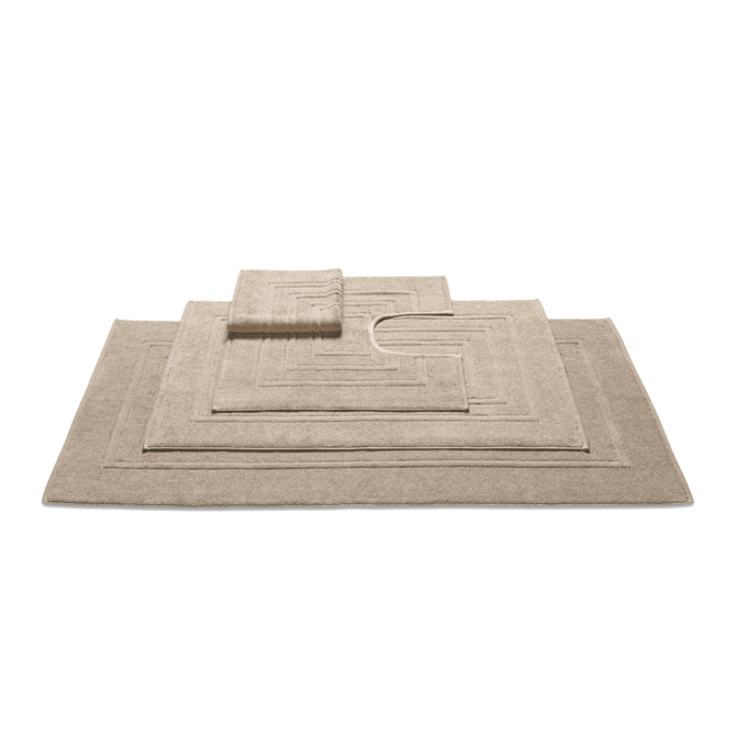 Vandyck Badmat Houston Toiletmat 60x60 almond Vandyck Badmat Houston Toiletmat 60x60 almond