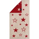 Cawö Cawo Christmas Edition 792 Stars Handdoek rot