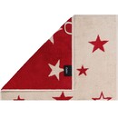 Cawö Cawo Christmas Edition 792 Stars Handdoek rot