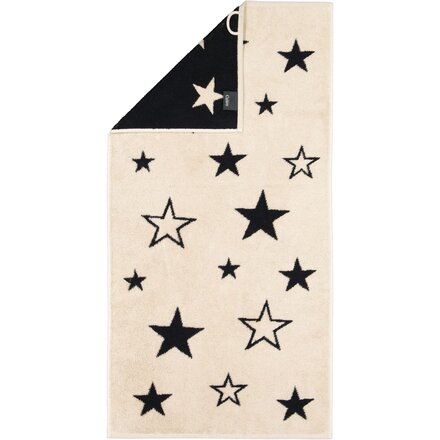Cawo Christmas Edition 792 Stars Handdoek schwarz
