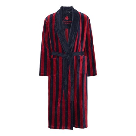 Ambassador Skagerak Navy/Red Stripe Heren Badjas 20295-25-M