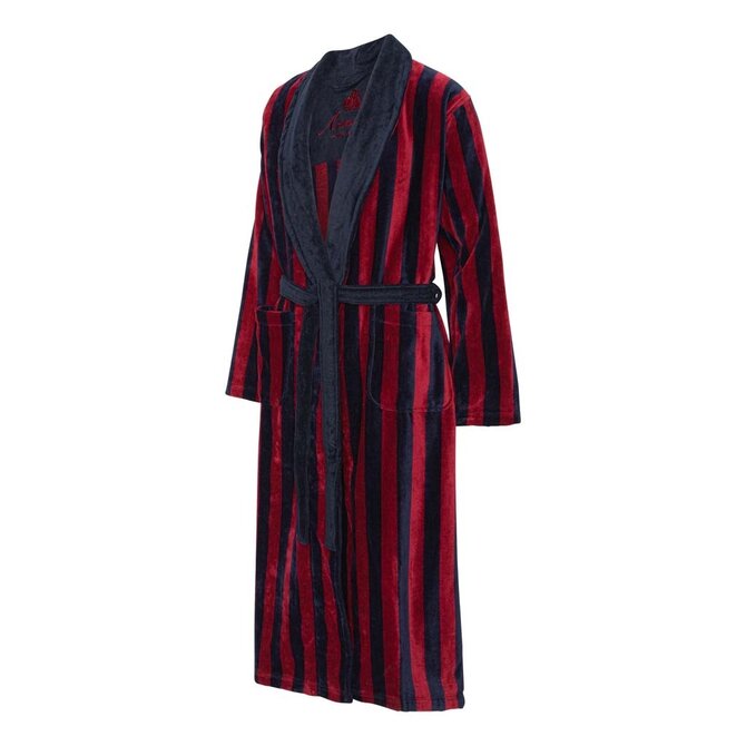 Ambassador Skagerak Navy/Red Stripe Heren Badjas 20295-25-M Ambassador Skagerak Navy/Red Stripe Heren Badjas 20295-25-M