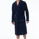 Schiesser Badjas  112562 navy 48/S