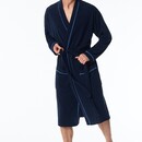 Schiesser Badjas  112562 navy 48/S